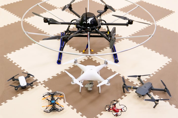 教習で使用するドローン