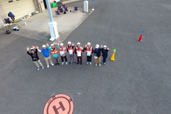 ドローンで撮影した写真