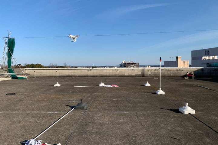 とても広い屋外練習場です