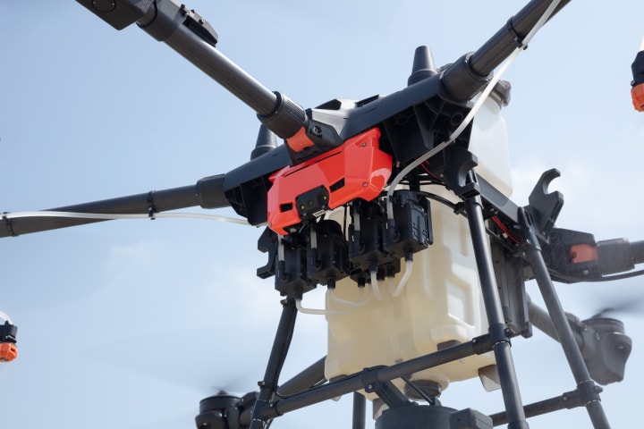 短時間での農薬散布