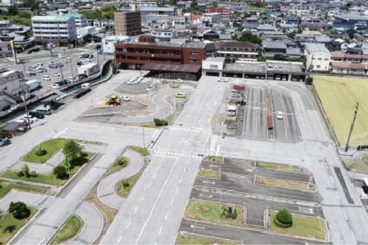 実習場所の自動車教習所