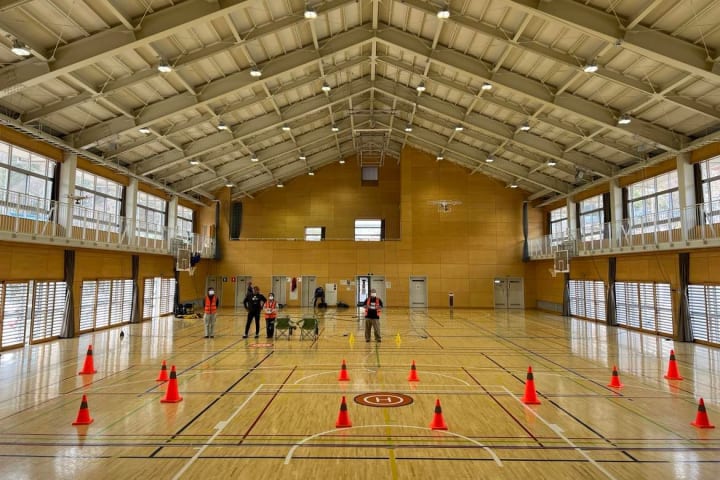 屋内練習場だと雨の日も安心です