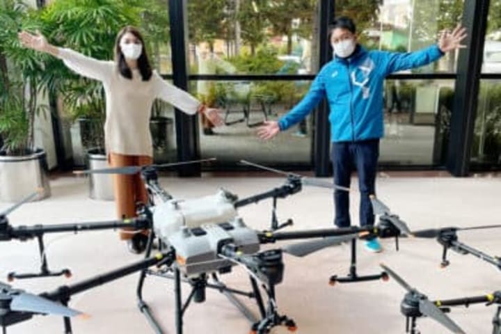 大きなドローン