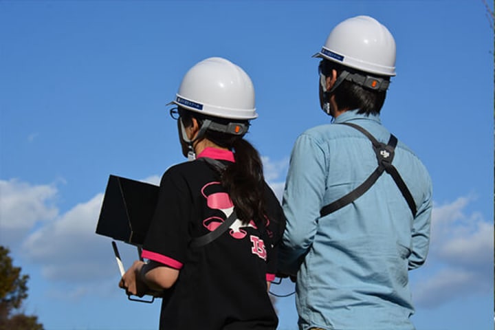 ドローン操縦講習の様子