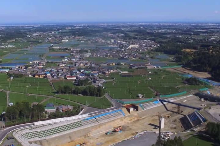 ドローンで撮影した写真