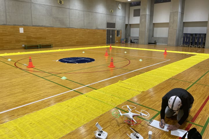 AUTC本部キャンパス　屋内練習場