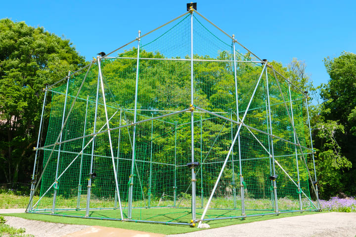 屋外の専用飛行場