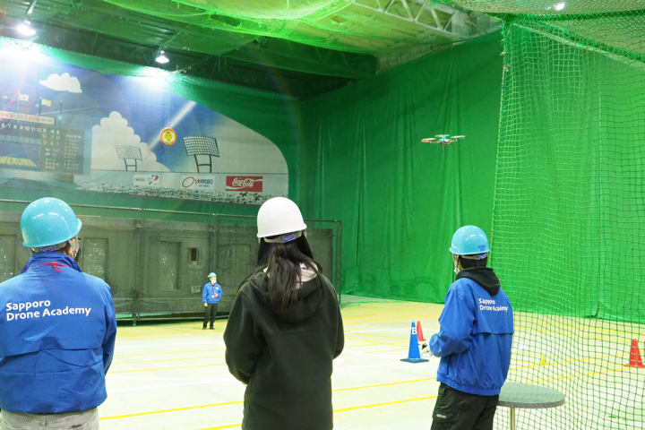 屋内練習場だと雨の日も安心です