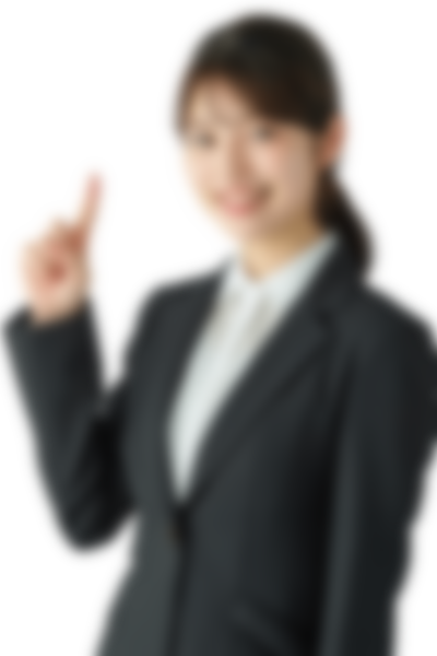 指をさす女性