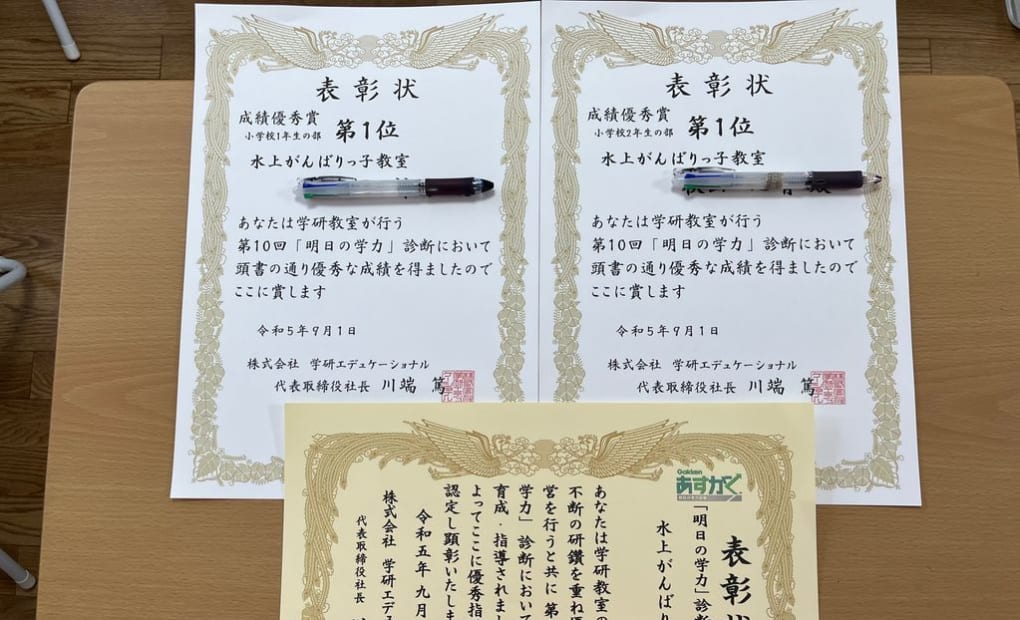 学研水上がんばりっ子教室の画像