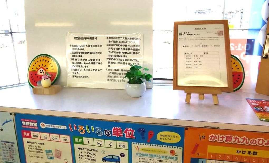 学研阿賀野スタディー教室の画像