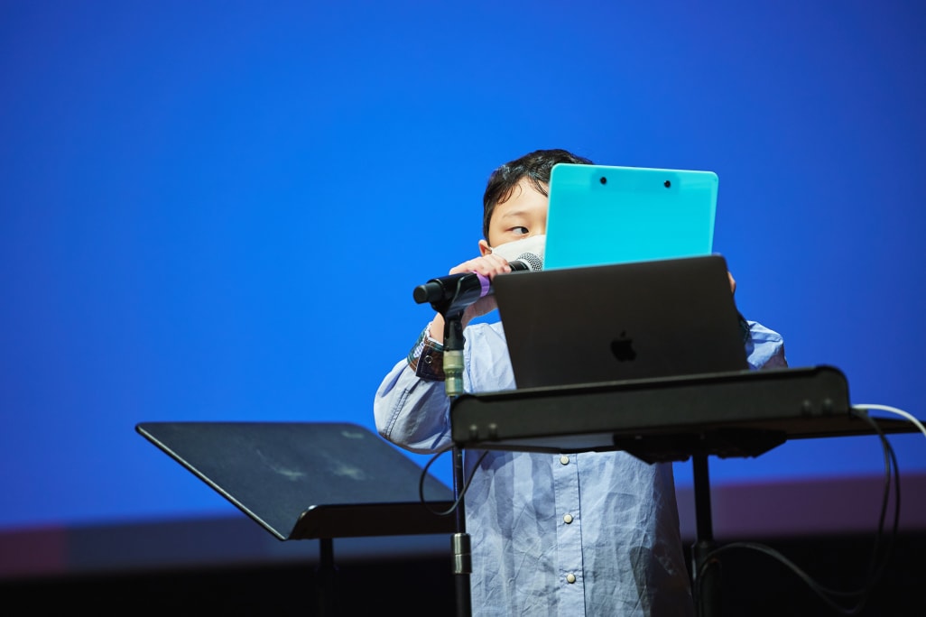 鎌倉芸術館での発表会(2021年4月)での様子