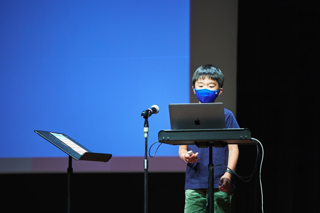 鎌倉芸術館での発表会(2021年4月)での様子