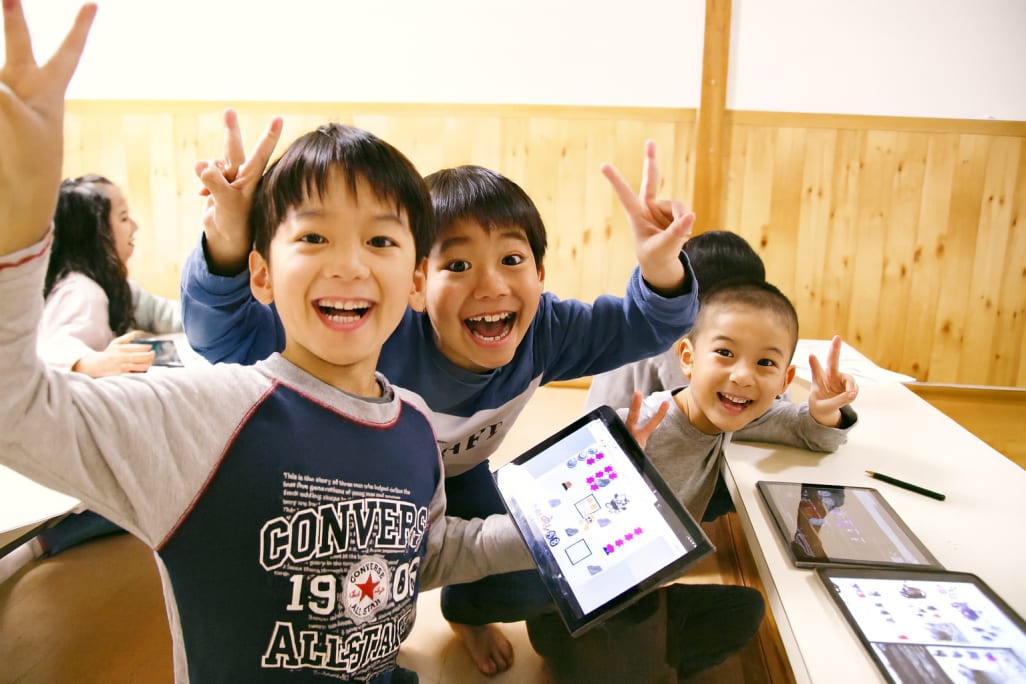 みんな楽しくレッスンをしています！