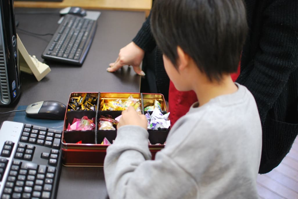 アメももらえます！