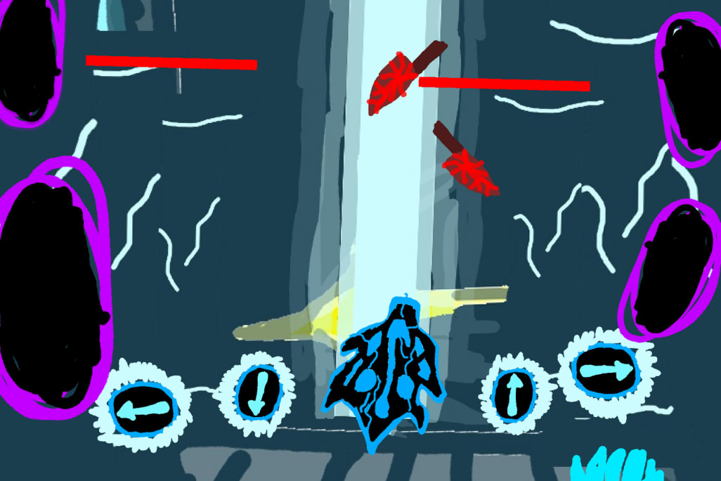 キッズクリエイターコースの生徒さんの作品です。独自の世界観をのびのびとプログラミングで表現していますね