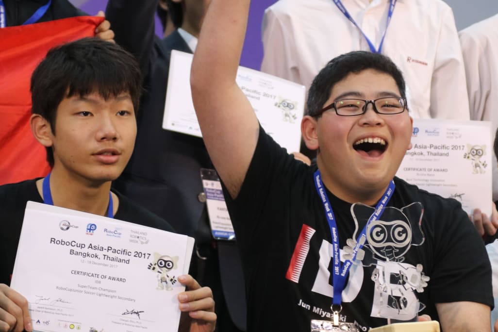RoboCupAsisPacific2017ジュニアサッカーチャンピオン