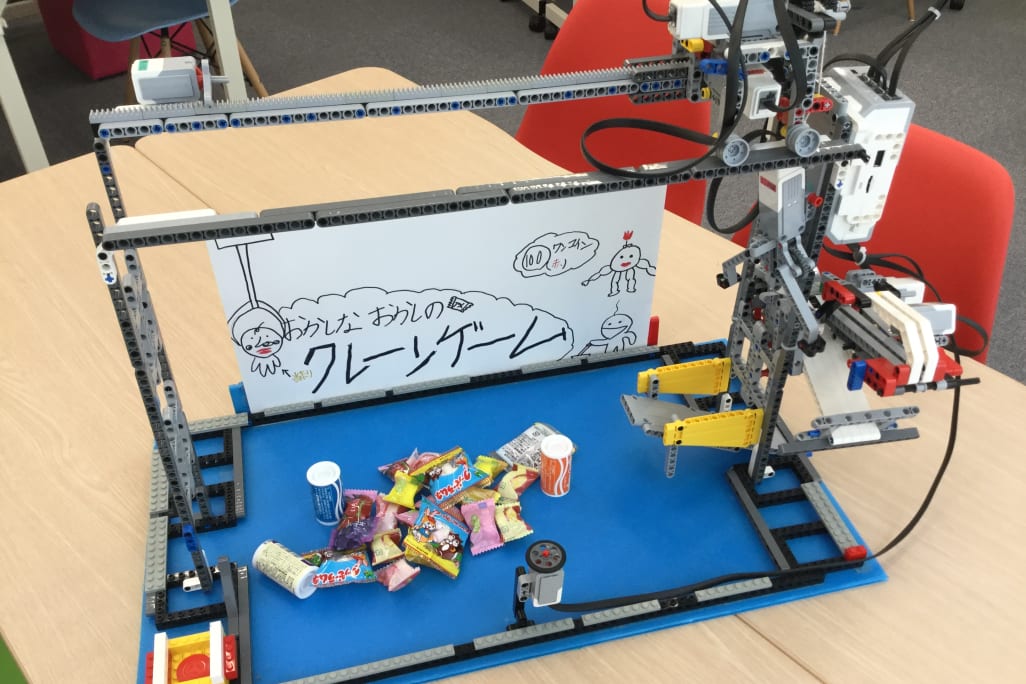 生徒による自由制作（クレーンゲーム）