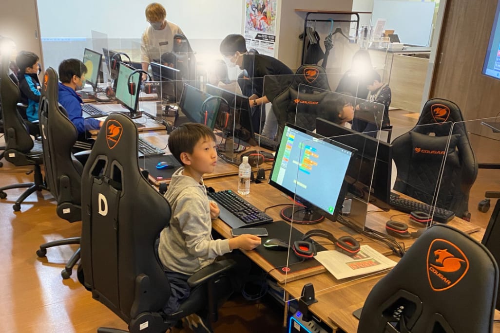 マインクラフトコースの様子