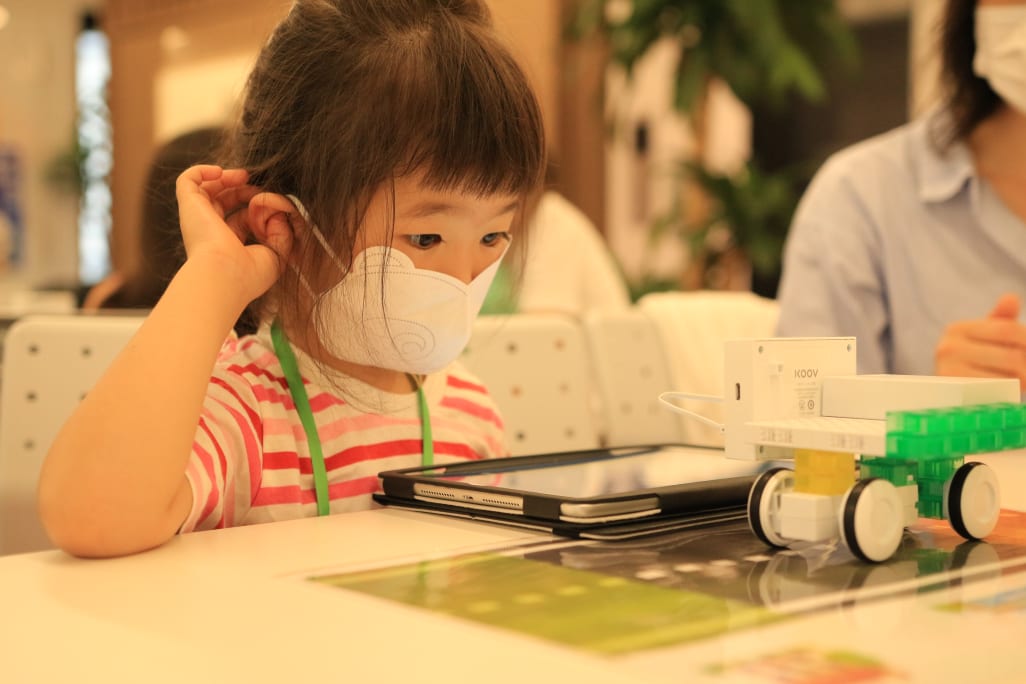 さぁ、動くかな！ドキドキの瞬間です。