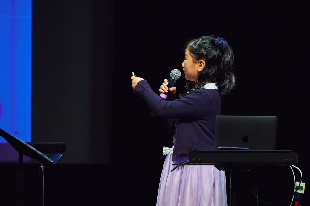 鎌倉芸術館での発表会(2021年4月)での様子