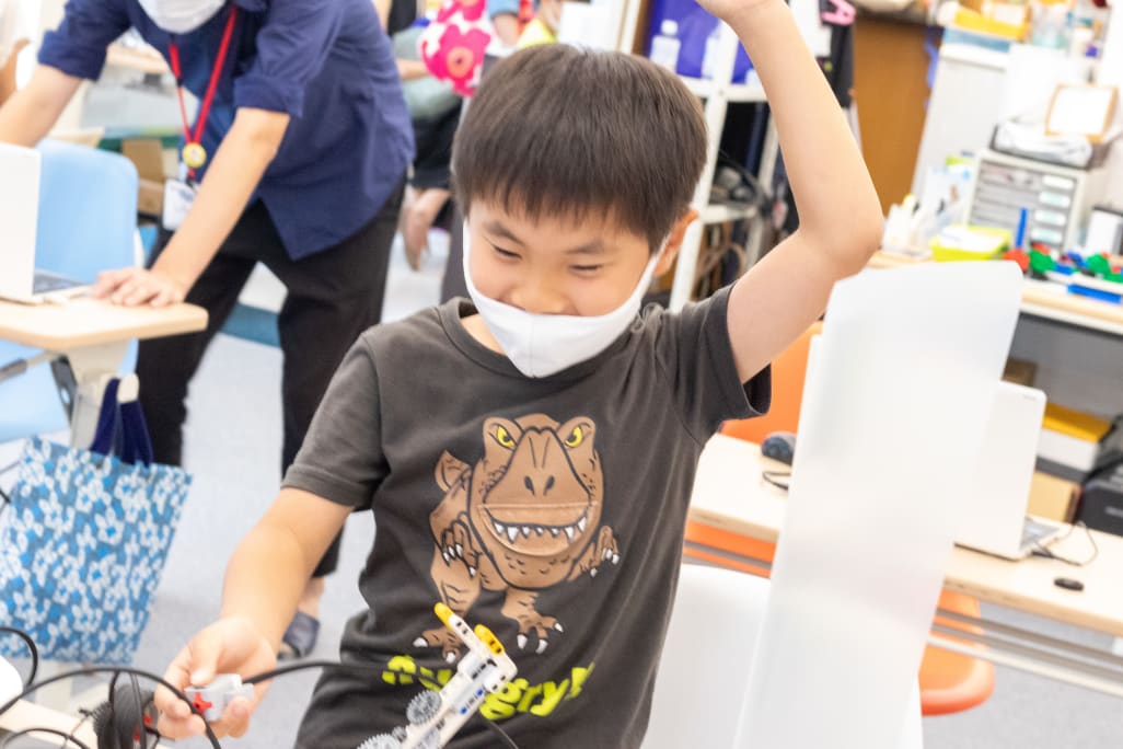 プログラボでは結果よりプロセスを重視します（撮影：2020年8月）