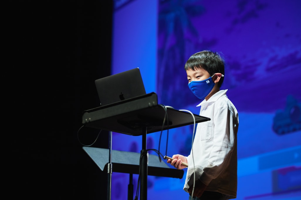 鎌倉芸術館での発表会(2021年4月)での様子