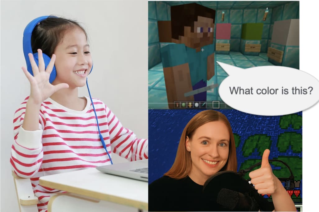 マイクラ英会話の様子