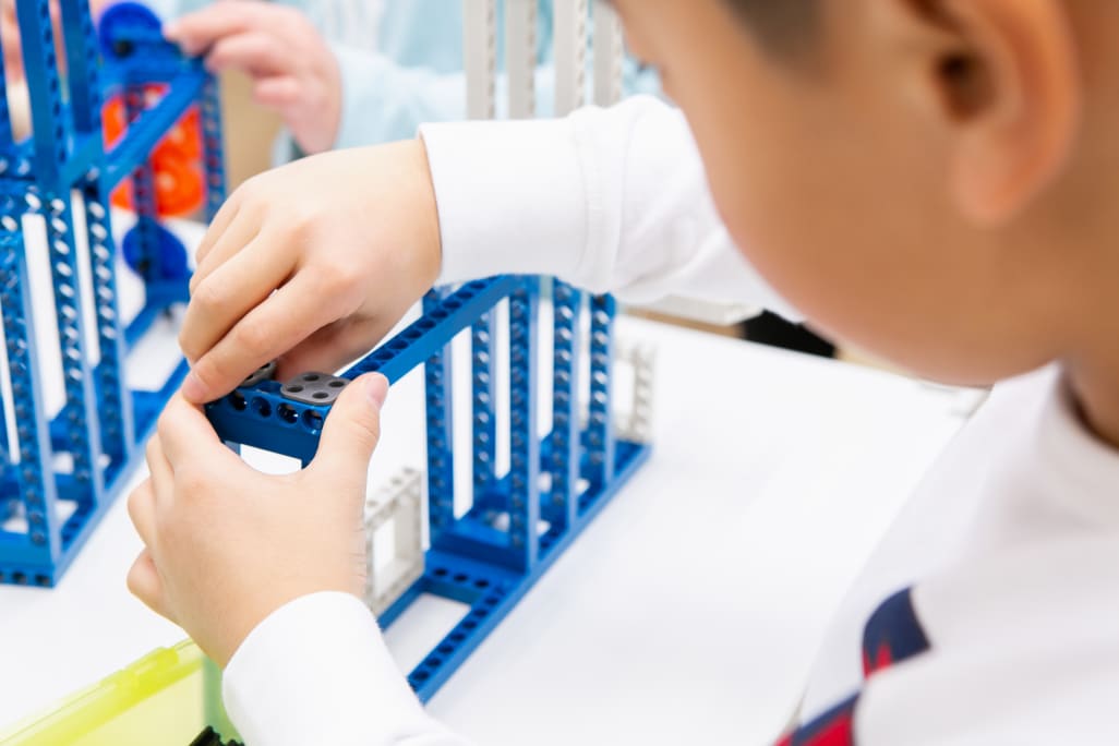 完成作品は十人十色。発想力を養います。