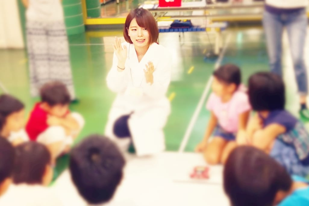 講師と一緒に「ナイストライ！」「ナイスクリア！」を繰り返します