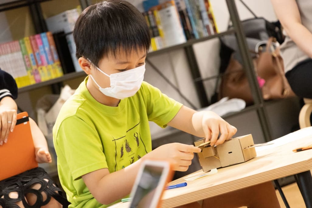 ロボット改造の様子