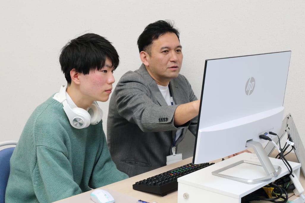 個別指導で自分のペースで学ぶことができます。