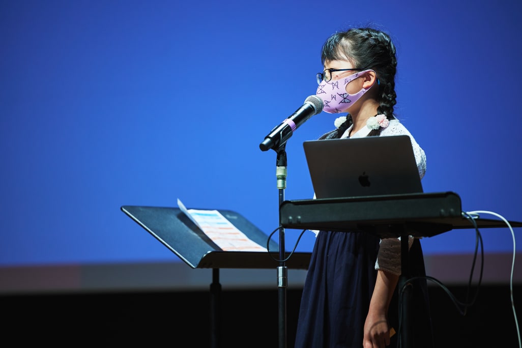 鎌倉芸術館での発表会(2021年4月)での様子