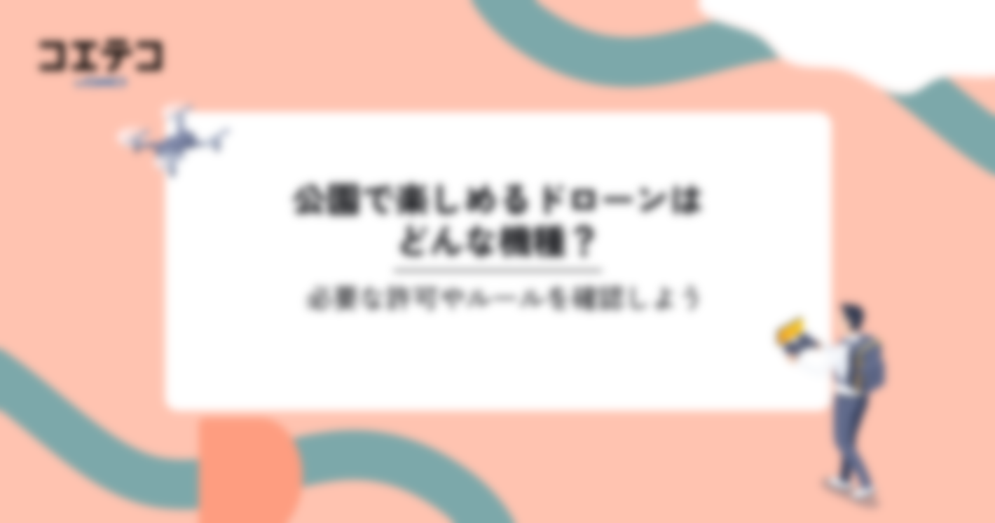 ドローンを飛ばせる場所は？公園でも飛ばせるのか解説