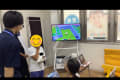 発表会の様子です。この発表会で自作しただるまさんが転んだのゲームを紹介してくれました。プレーヤーが動いたかどうかを、プレーヤーと鬼の距離が変わったかどうかで判定しており、素晴らしいアイデアの作品でした