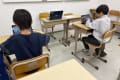 とても集中して取り組んでいます。