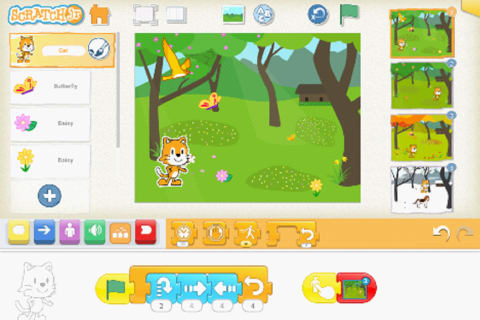 ビジュアルプログラミングクラスのイメージ画像