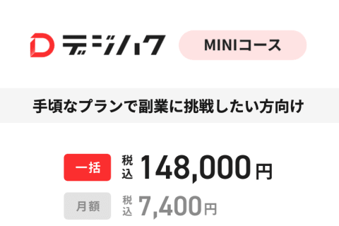 デジハクMINIコース（動画編集）のイメージ画像