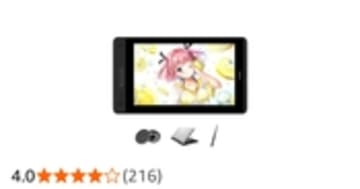 HUION 液タブ 液晶ペンタブレット Kamvas small size (スタンド付き, 11.6 inch)