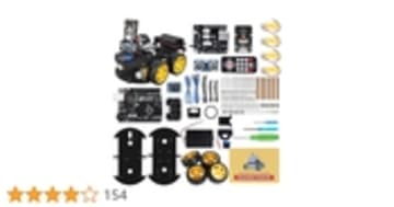 ELEGOO UNO R3スマートロボットカー V4.0 電子工作教育的おもちゃ、全年齢対象ロボット