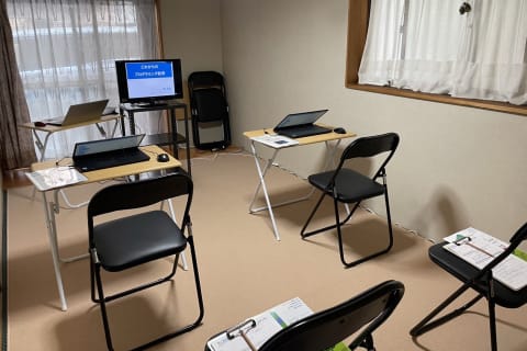 こんな感じの教室です。