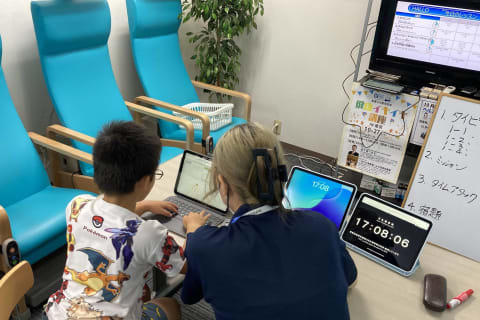 レッスンを受けているお子様たちからは「楽しい♪」と好評です！