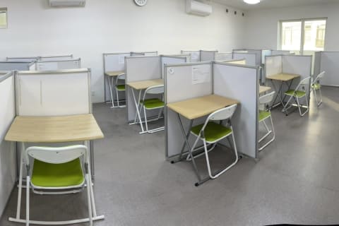 2階もあり、自習にも利用しやすい！