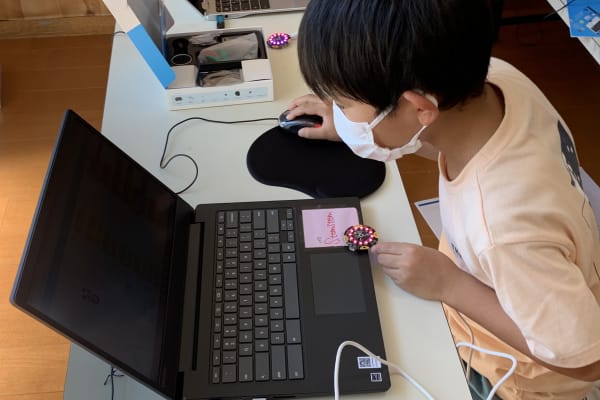 夏休み特別講座（ハロコードプログラミング）を行いました！(2021.8.6)