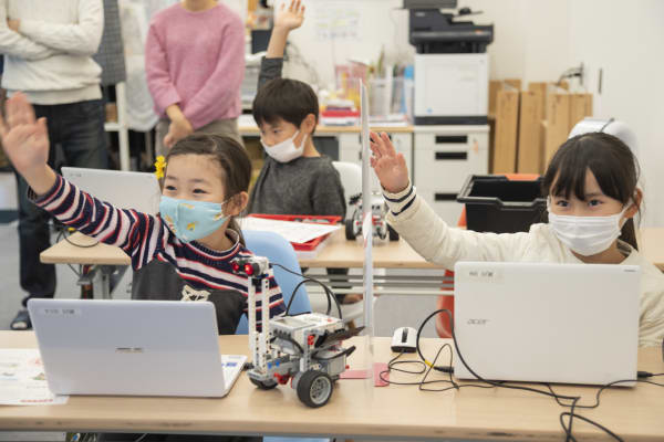 対話型のアクティブラーニングをスムーズに実施します（撮影：2020年12月）