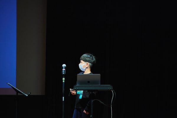 鎌倉芸術館での発表会(2021年4月)での様子