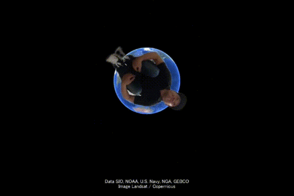 【作り方解説】🚀ジャンプで宇宙へ！CapCut × Google Earthで作るトリック動画の作り方！