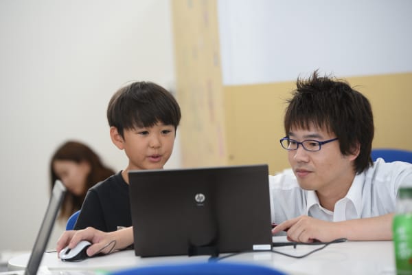 生徒さんの指導風景（小学生）