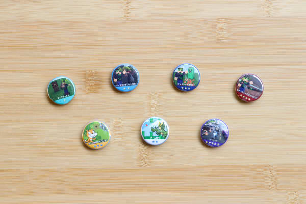 各コース修了時にはオリジナル修了バッジを贈呈！