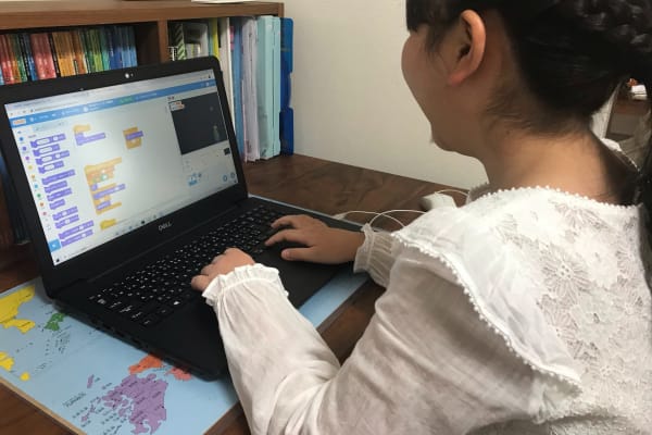 オンラインレッスン受講中の様子